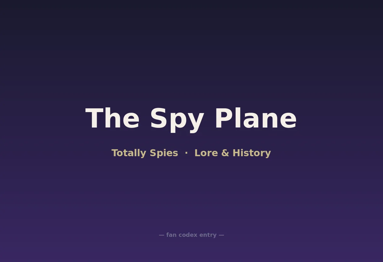 The Spy Plane