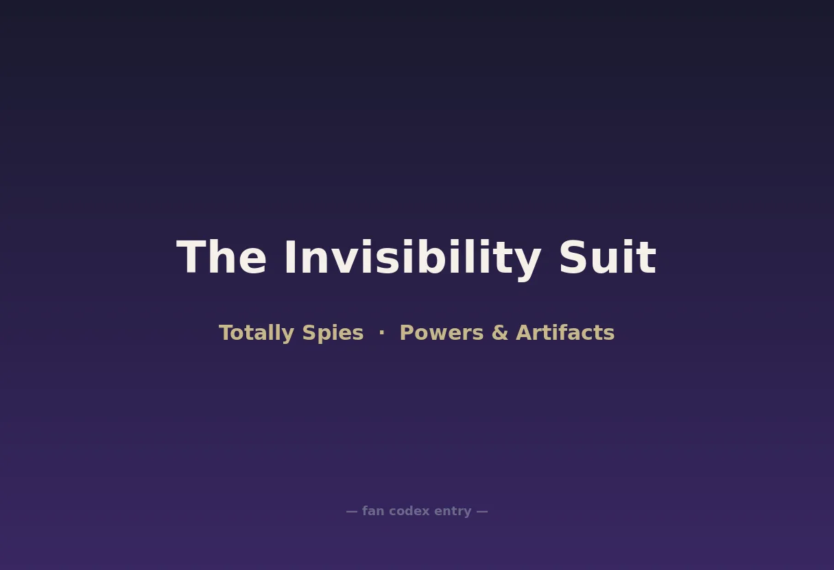 The Invisibility Suit