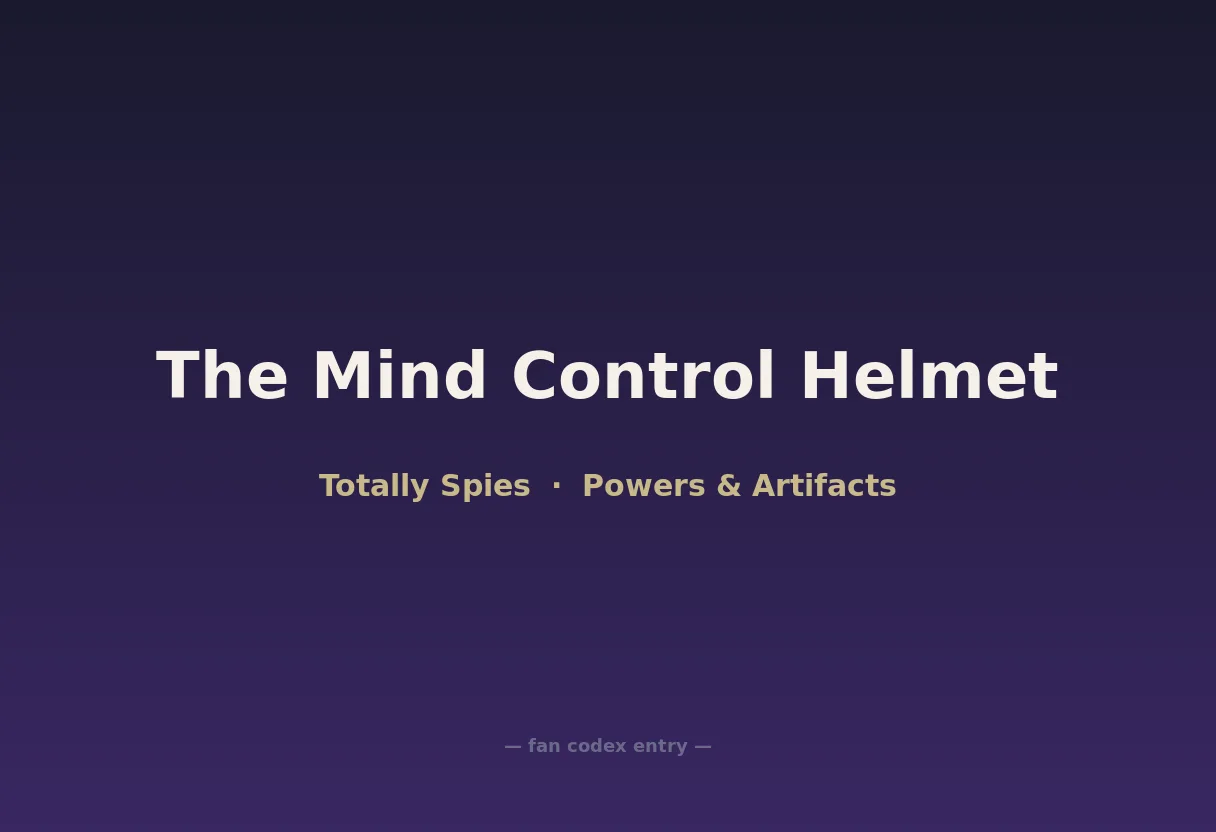The Mind Control Helmet
