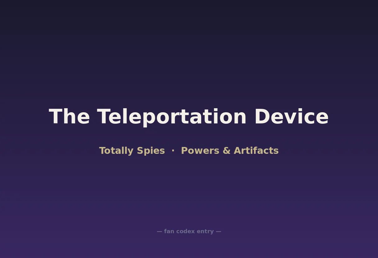 The Teleportation Device