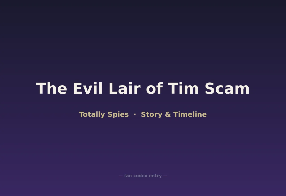 The Evil Lair of Tim Scam