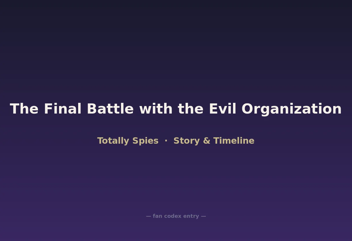 The Final Battle with the Evil Organization