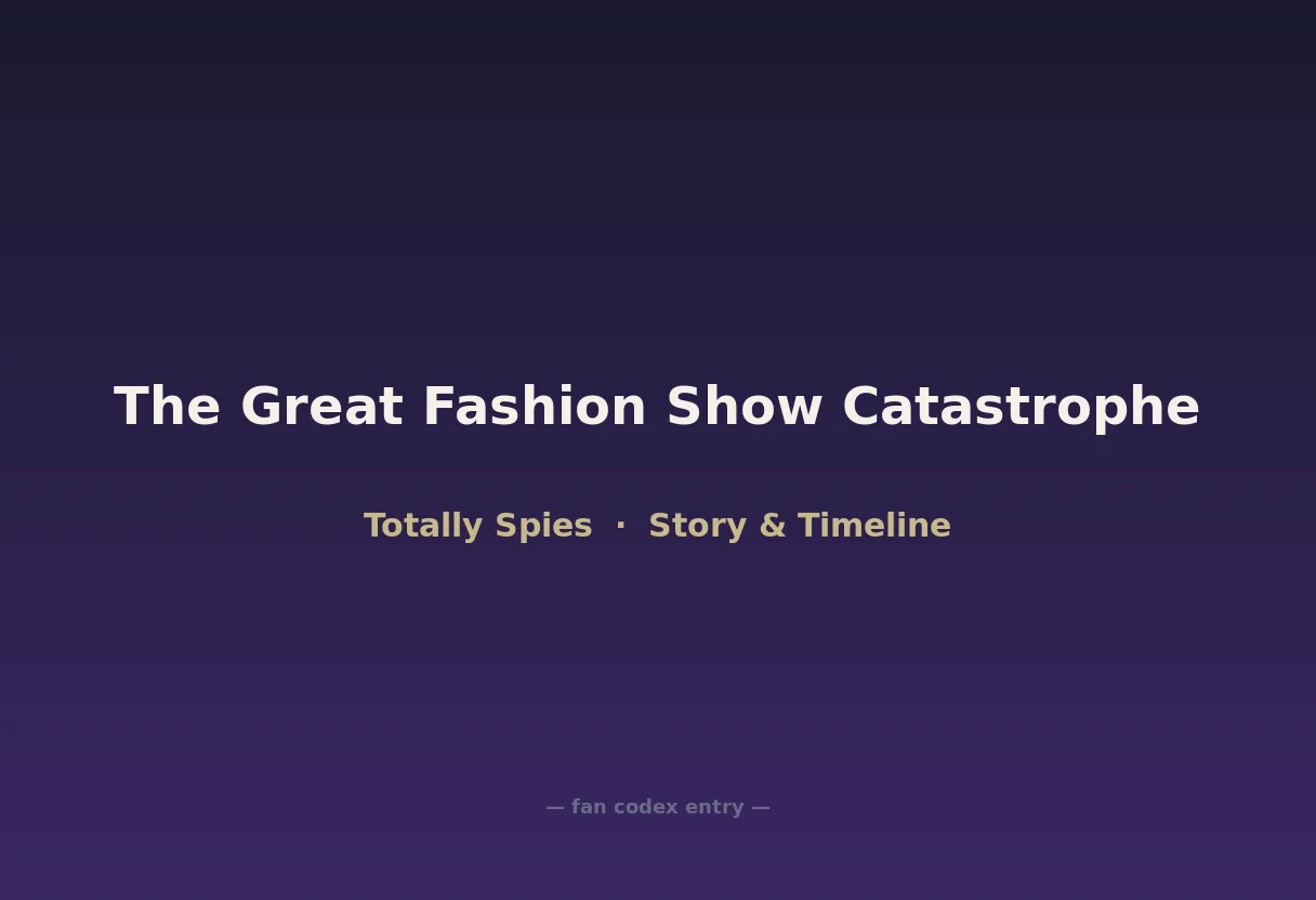 The Great Fashion Show Catastrophe