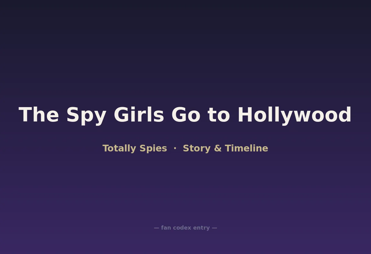 The Spy Girls Go to Hollywood